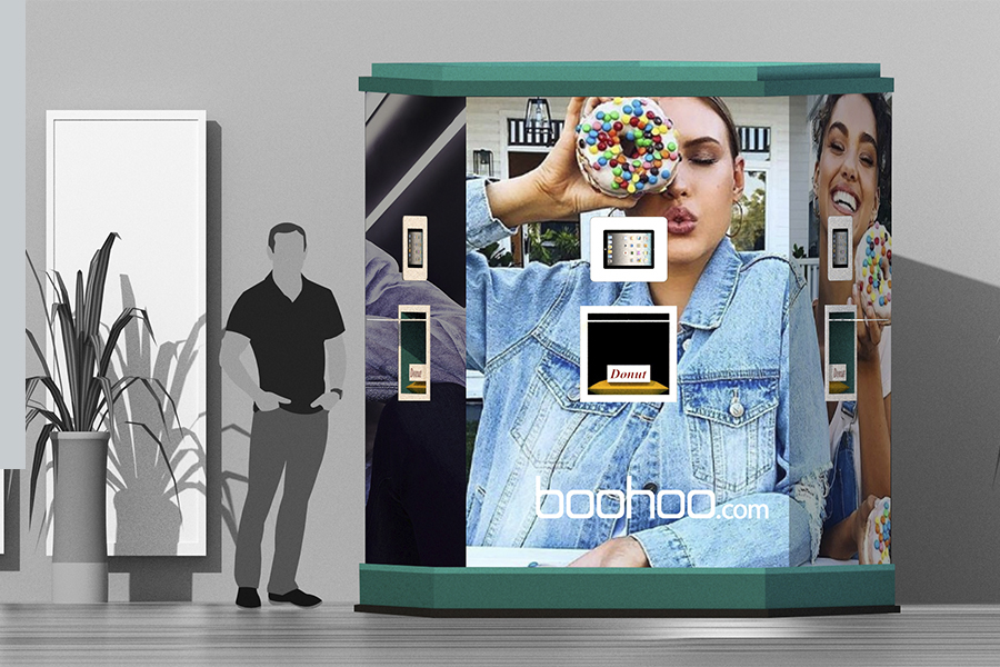 Design for boohoo donut dispenser 