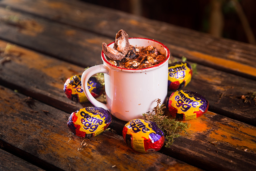 Camp Creme Egg Okoru Events Hot Chocolate