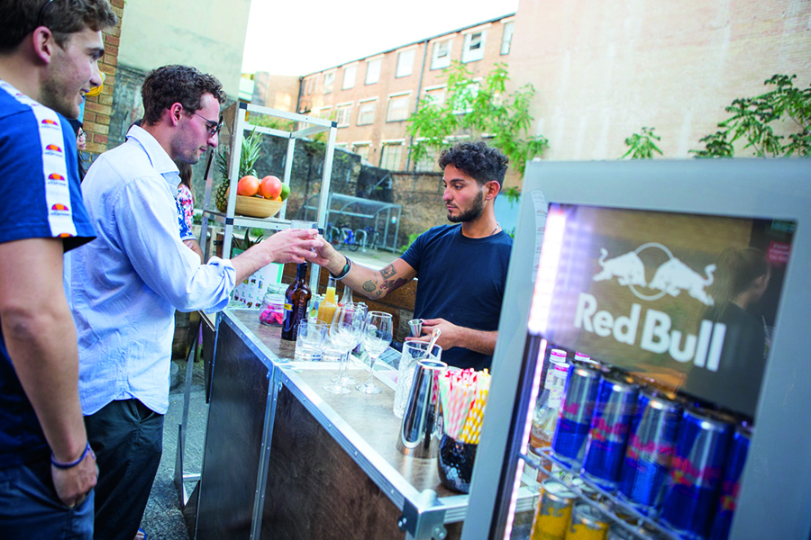 redbull bar okoru design london build experiential