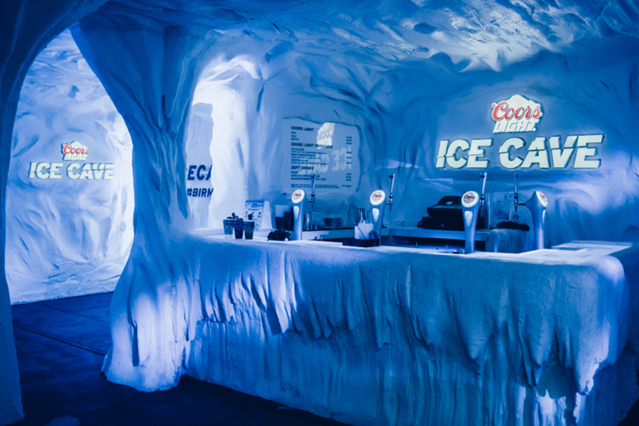 Coors Light Ice Cave Okoru Experiential Creative Event