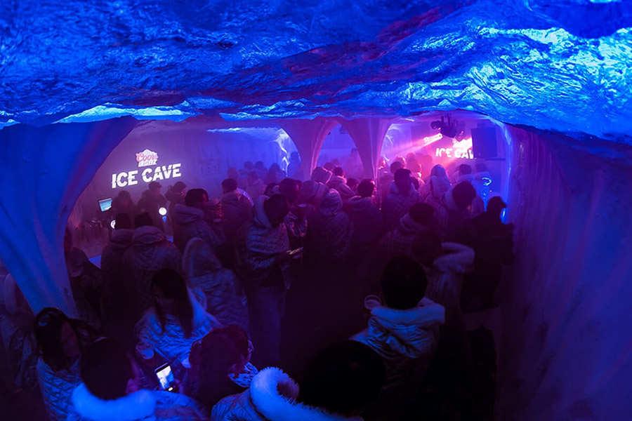 Coors Ice Cave Okoru Events Brand Activation